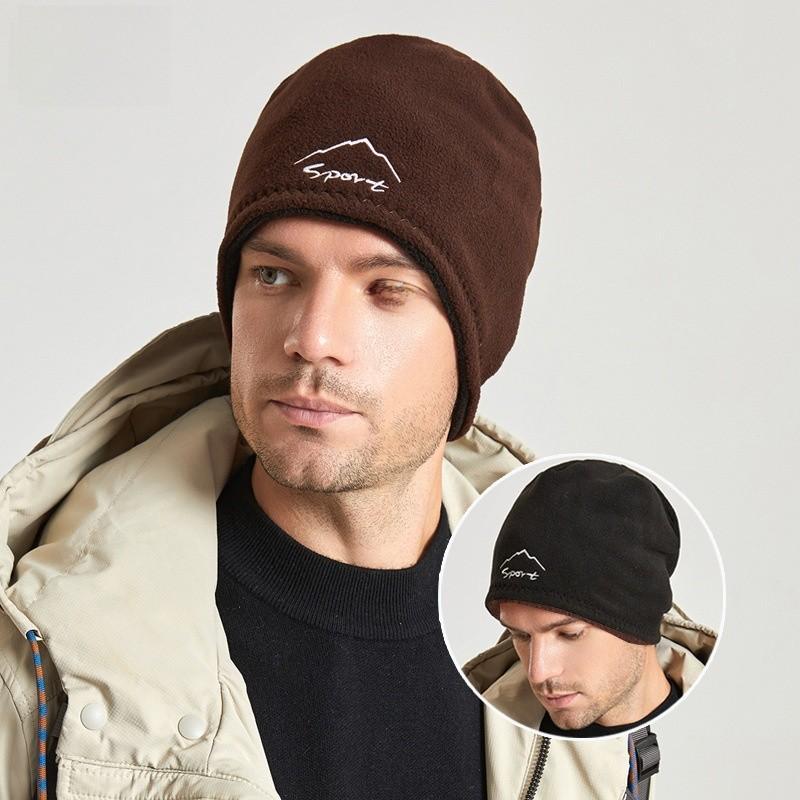 Winter Ski Hat For Men With Fleece Material And Warmth For Outdoor Activities