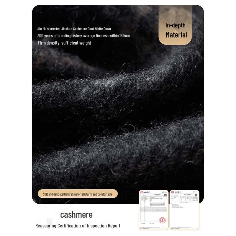 JIUMU Men's Pure Cashmere Winter Scarf