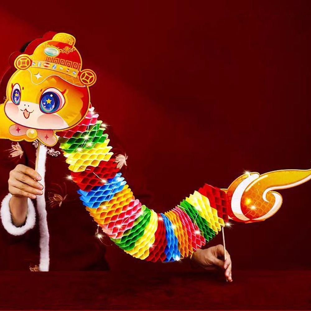 

3D 2025 Snake Year Ornaments Handmade DIY Dragon Snake Toy Celebration Party 1m