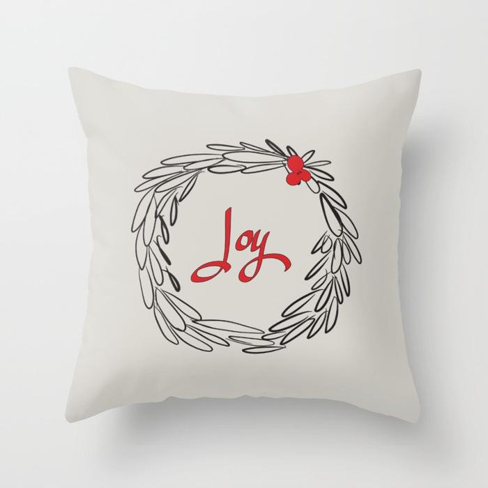 New Style, Personalized and Creative Christmas Tree Polyester Pillow Case, European and American Fashionable and Simple Home Sofa Bay Window