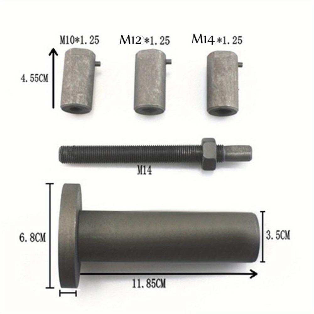 Motorcycle Crankshaft Tool M10 M14 Steel Heavy Duty Motorcycle Specialty Tool Easy Installation Stable Performance