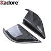 For Ford Focus      Carbon Fiber Car Front Inner Door A Pillar Triangle Cover Trim Interior Accessories