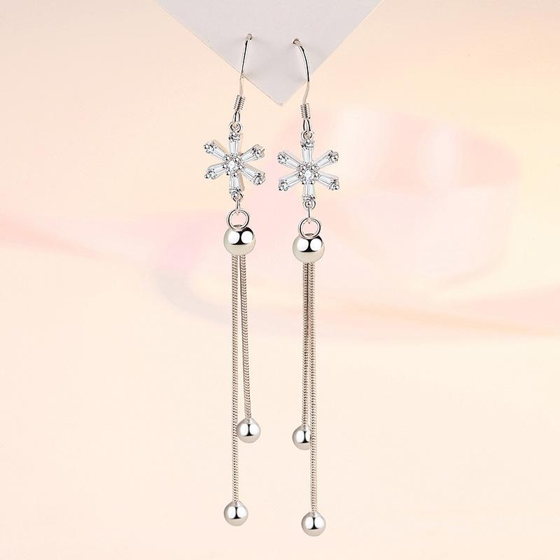 Lindon Copper Alloy Zircon Earrings Drop Earrings For Women Wedding Party Gifts