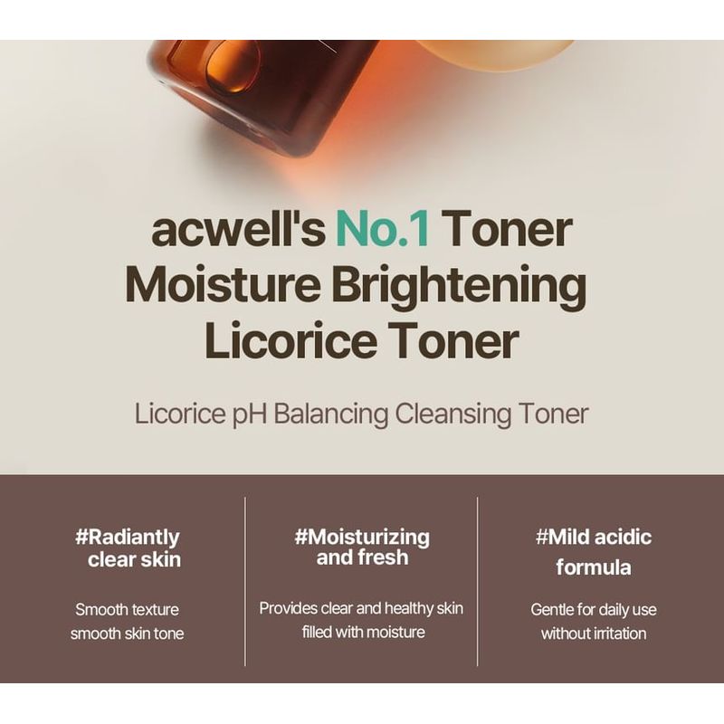 acwell - Licorice pH Balancing Cleansing Toner