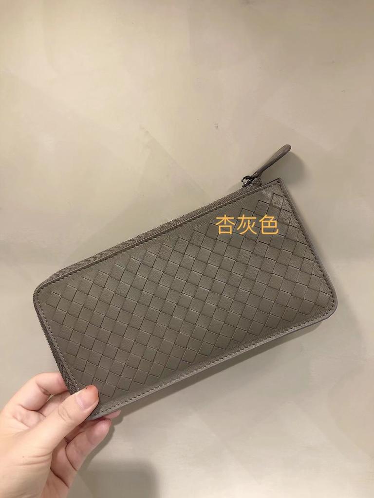 New Leather Wallet Tiktok Same Change Bag Ticket Folder Lamb Skin Card Bag Certificate Card Bag Lady Card Bag Long