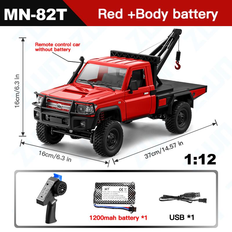 

1:12 2,4 ГГц Радиоуправляемый Гусеничный Кран Грузовик 4WD с Дистанционным Управлением Внедорожный Пикап Модель RC Скалолазного Автомобиля Игрушка для Детей Взрослых Подарок
