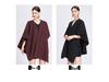 European & American Autumn/Winter Fashion Shawl Cape: Plus Size Knitted Cardigan Cloak for Women
