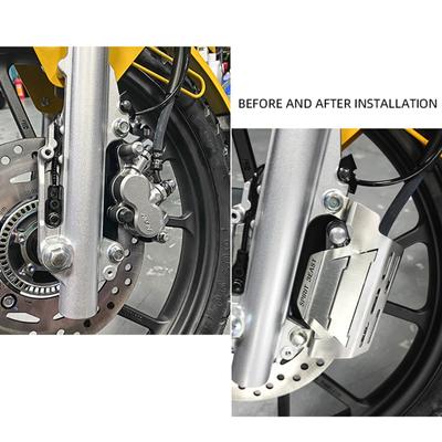 Motorcykel Framhjul Skivbromsok Kåpa för Cub 110 CC110 Skivbromsok Skyddsplatta