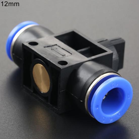 Pneumatic Ball Air In Fitting Connector Valve Push Hose Tube Pipe Speed Joiner