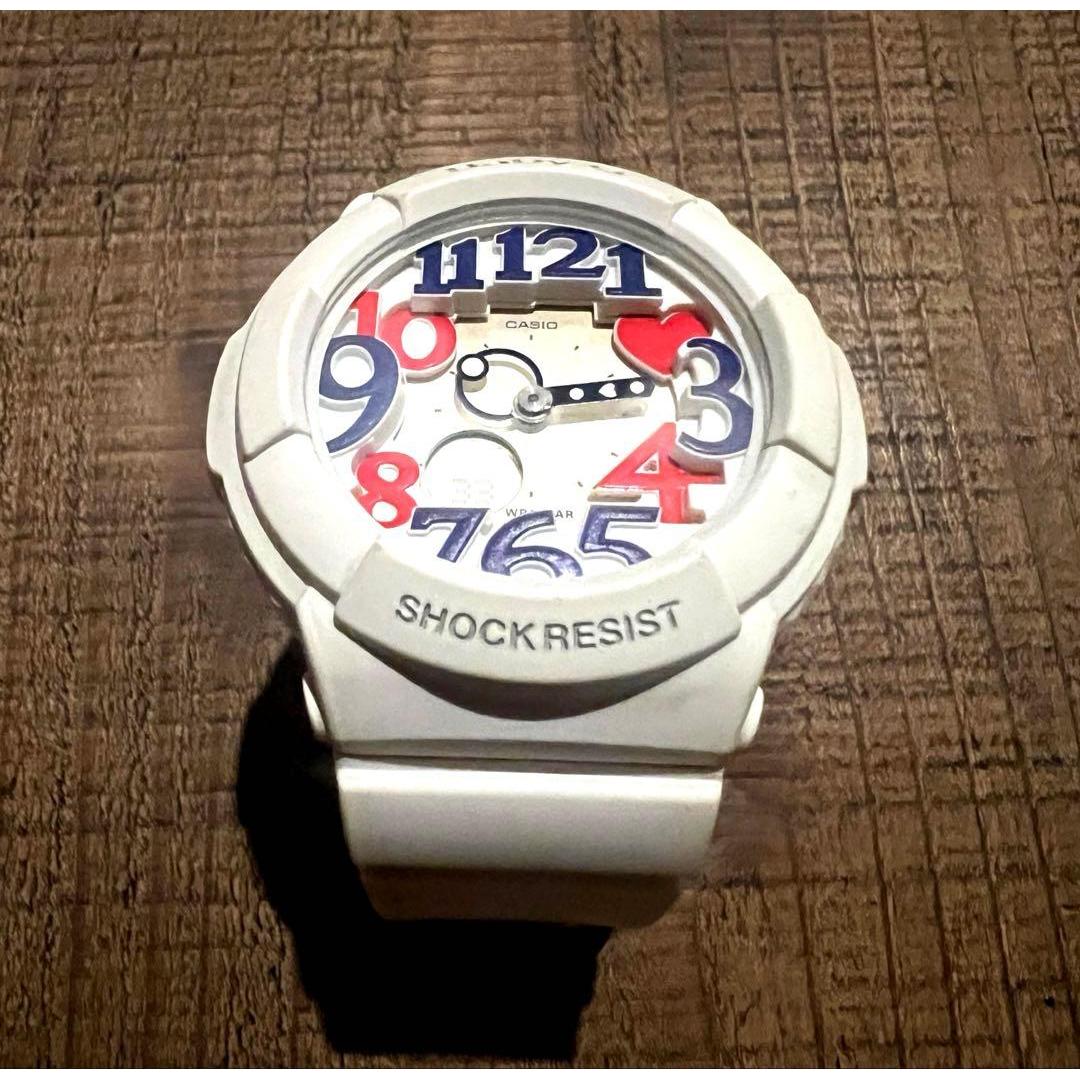 [Movable item] Baby-G analog quartz BGA-130TR-7B white