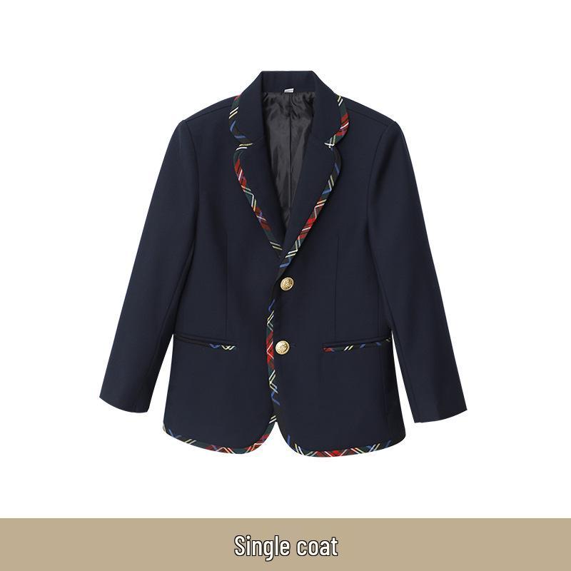 Children's Spring & Autumn Formal School Uniform Set: Kindergarten to Primary