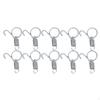 Pack Fixing Sp Metal Latches Hooks Cage for Rabbit Bunnies Door