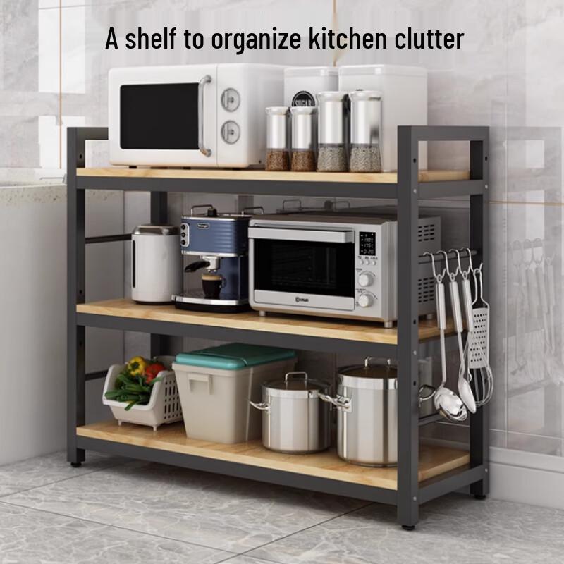 Beifu Bodenstehendes 3-stöckiges Küchenregal