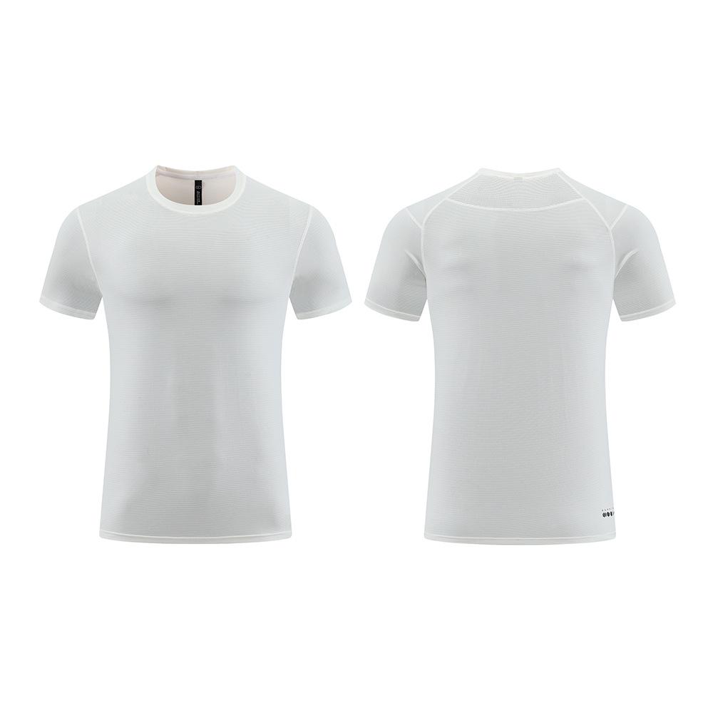 Quick-Dry Men's Short-Sleeve Summer Sports T-Shirt - Breathable, Lightweight, Crew Neck for Outdoor Casual Running