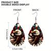 Independence Day Earrings Spread Wings Eagle PU Leather Earrings Holiday Gifts for Friends Party Fashion Accessories Elegant Earrings Party Earrings
