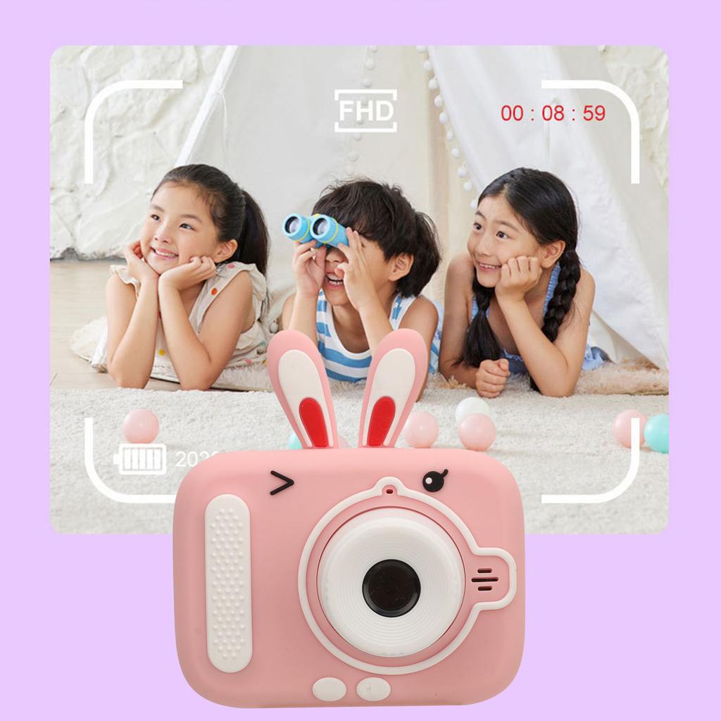 Kids Camera 400mAh 20MP 1080P HD Dual Lens 2in Eye Ing Screen USB Toddler Digital Video Camera for Gift