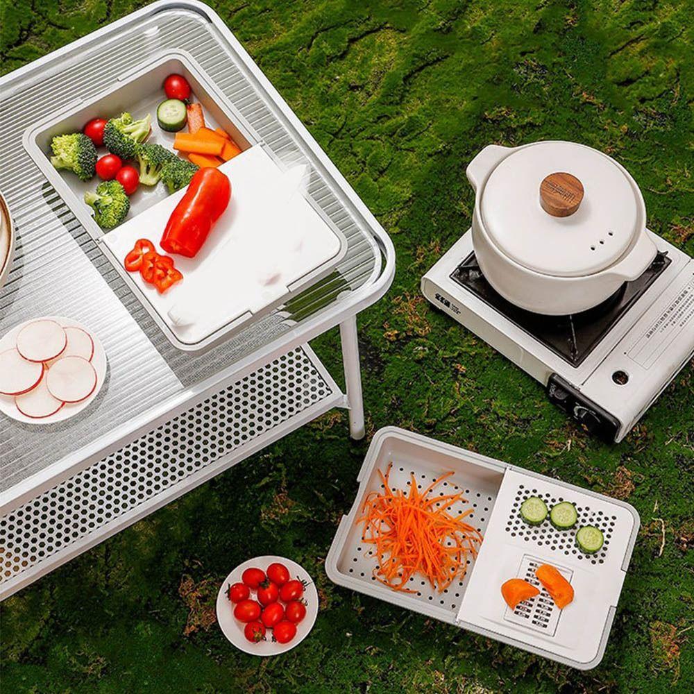 Versatile Kitchen Gadget With Storage Tray Carrot Shredder Manual Vegetable Slicer  Home Cooking