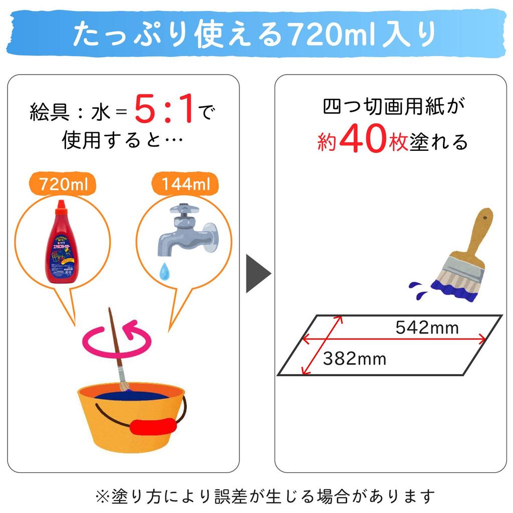 Sakura Crepas Paint Craft Poster Color 720ml Daidai KPW720ML#5