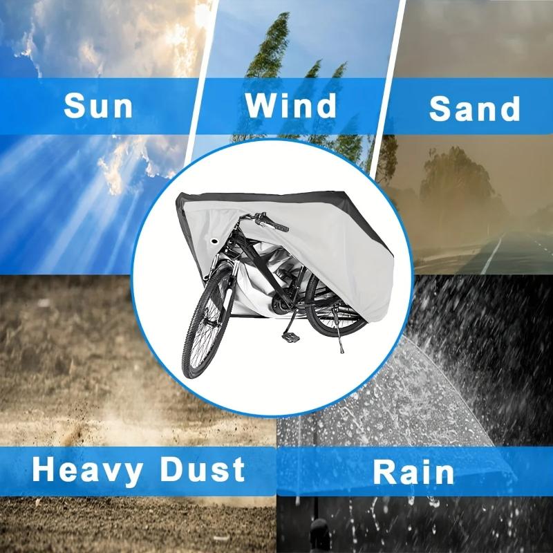 Waterproof Electric Bike Cover Dustproof Cover For Cycle Anti-Uv Protection Bike Outdoor Rain Cover Size S-Xlwith Lock Hole