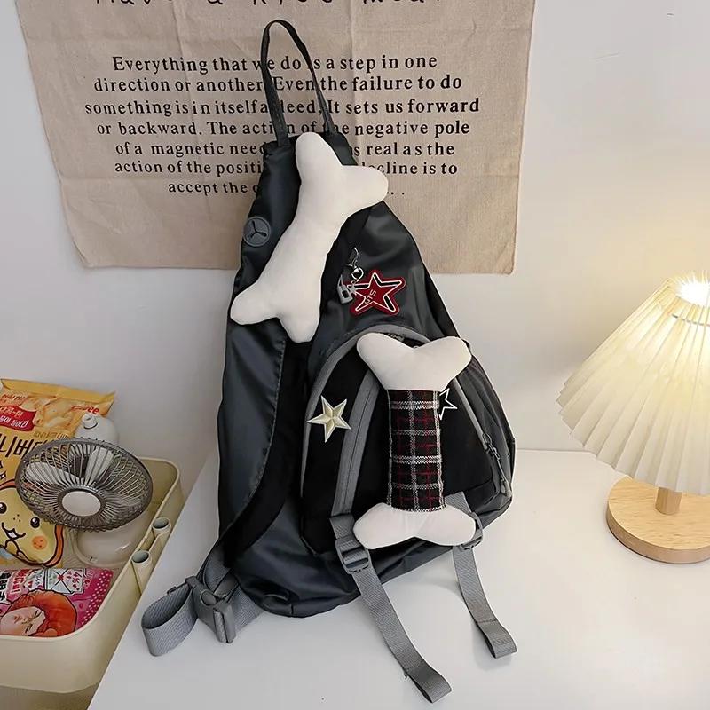 

Новый самый продаваемый женский рюкзак через плечо Новая вместительная однотонная нейлоновая сумка Горячая продажа женская сумка через плечо