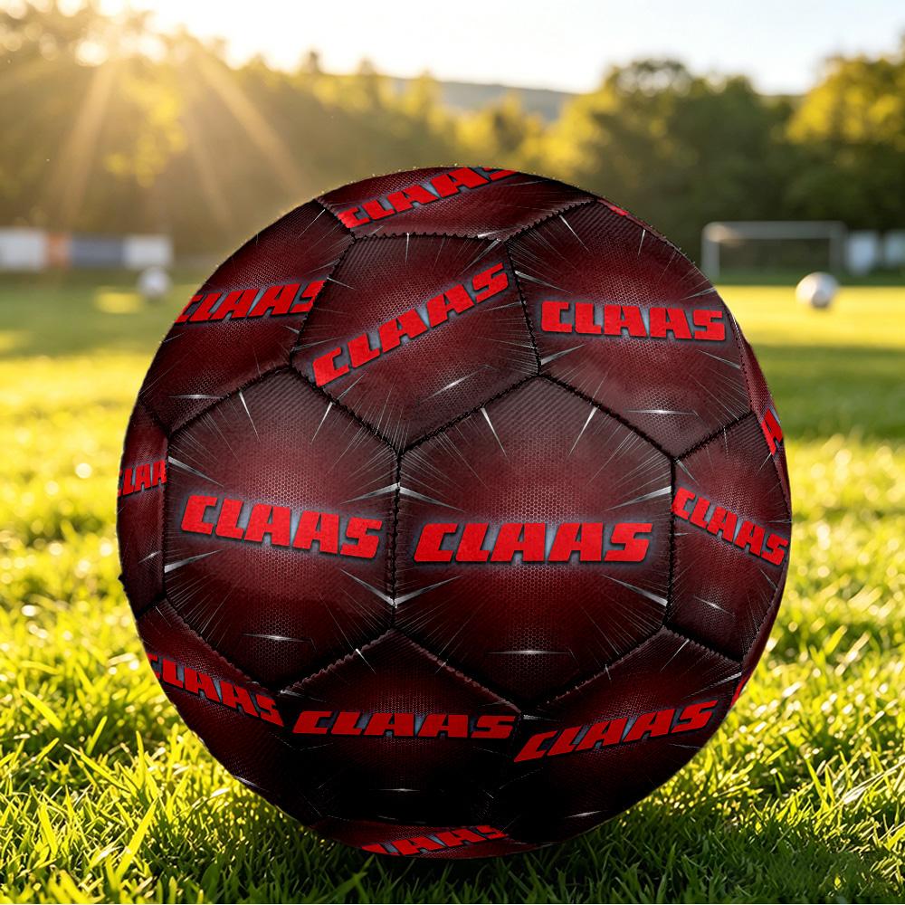 CLAAS Print Standard Size 5 Soccer Ball Durable Shock?Absorbing Ball For Training Match Outdoor Play