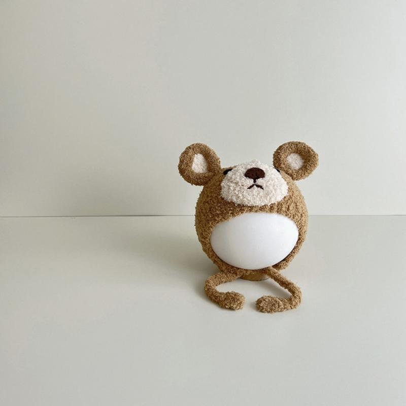 2023 NEU Mütze Babymütze Niedliche Bärenhaube Mode Winter Warme Mütze für Baby Kinder Neugeborenen Junge Mädchen 5-36 Monate