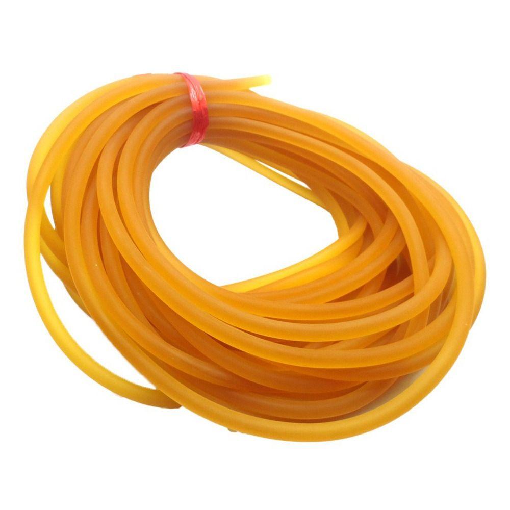 2025 2/2,2 mm Fiskegummiband Bandage 10m Knuten Linlina Solid Gummi Tennisgummiband Fiskelina