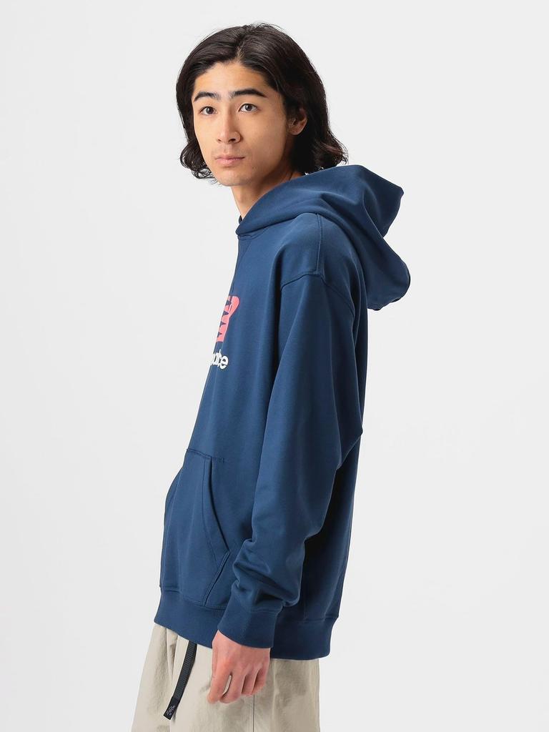 B:MING LIFE STORE by BEAMS Sweatshirt [EXCLUSIVE] New Balance Logo Hoodie Men's Navy L_92130445424