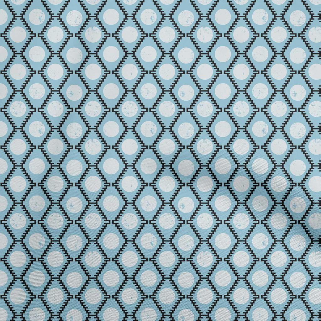 oneOone Cotton Flex Grayish Purple Fabric Asian Block Print Geometric Sewing Craft Projects Fabric Prints By Yard 40 Inch