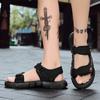 Men's Summer Outdoor Wear Breathable Casual Wear-Resistant Sport Casual Beach Slippers Rubber Sole Adult Men's Sandals
