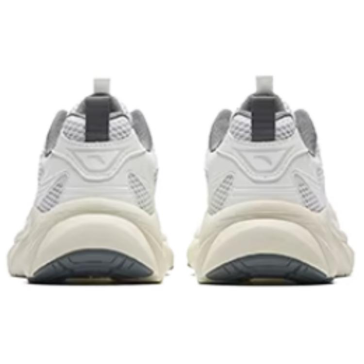 Anta Galaxy Fashion Zapatos Casuales de Caña Baja Cómodos Resistentes al Desgaste Transpirables Zapatillas Hombre Gris Blanco 112538896-1