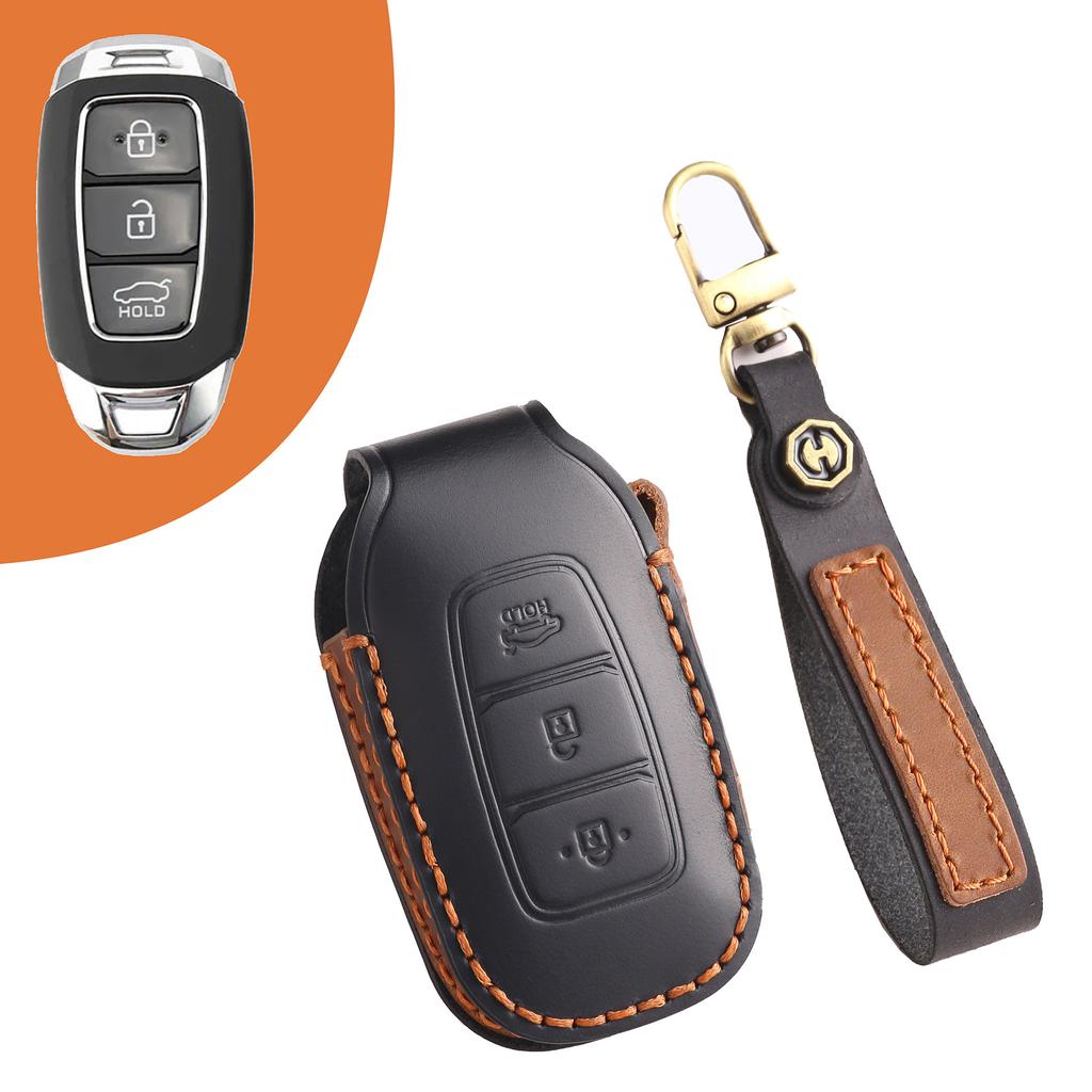Applicable To Beijing Hyundai Kustu Key Cover Fista 2021 Kustu Special Leather Car Bag Buckle Case