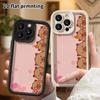 Phone Case: 2D Flat Design Suitable for iPhone 18 17 16 15 14 13 Pro Step Protection Case, Light Pink Background, Christmas and Halloween Gift