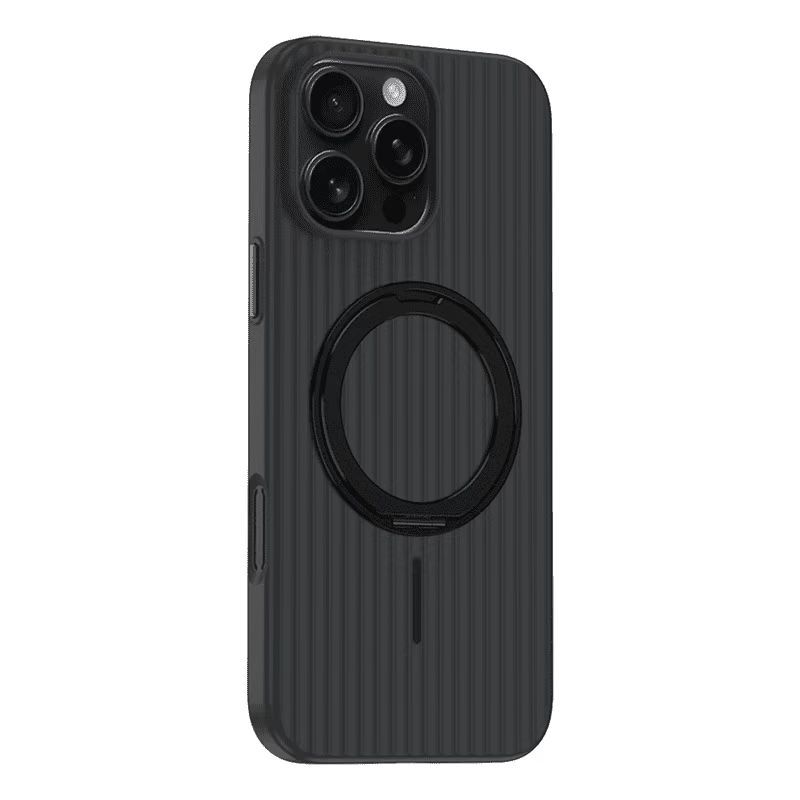 

For IPhone 16 Corrugated Magnetic Bracket Phone Case UV Excimer for Apple 15 Promax High-end Skin Feel Case For iPhone14Promax