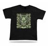 Tshirt Tee Shirt Birthday Gift Idea Horn Skull Axe Evil Demonic Emblam Scary