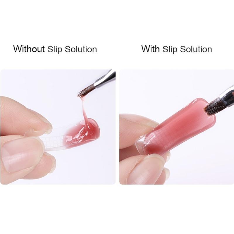 Buy 30ml Poly Gel UV Nail Liquid Slip Solution Nail Enhancement Acrylic
