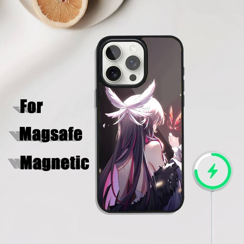G-Genshin Impact Columbina Phone Case For iPhone 17,16,15,14,13,12,11,Pro,Max,Plus,Mini,SE4,E Magnetic Magsafe Wireless Charging