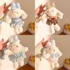 Princess Style Cartoon Bunny Plush Toy With Keychain For Girls Gift And Bag Decor