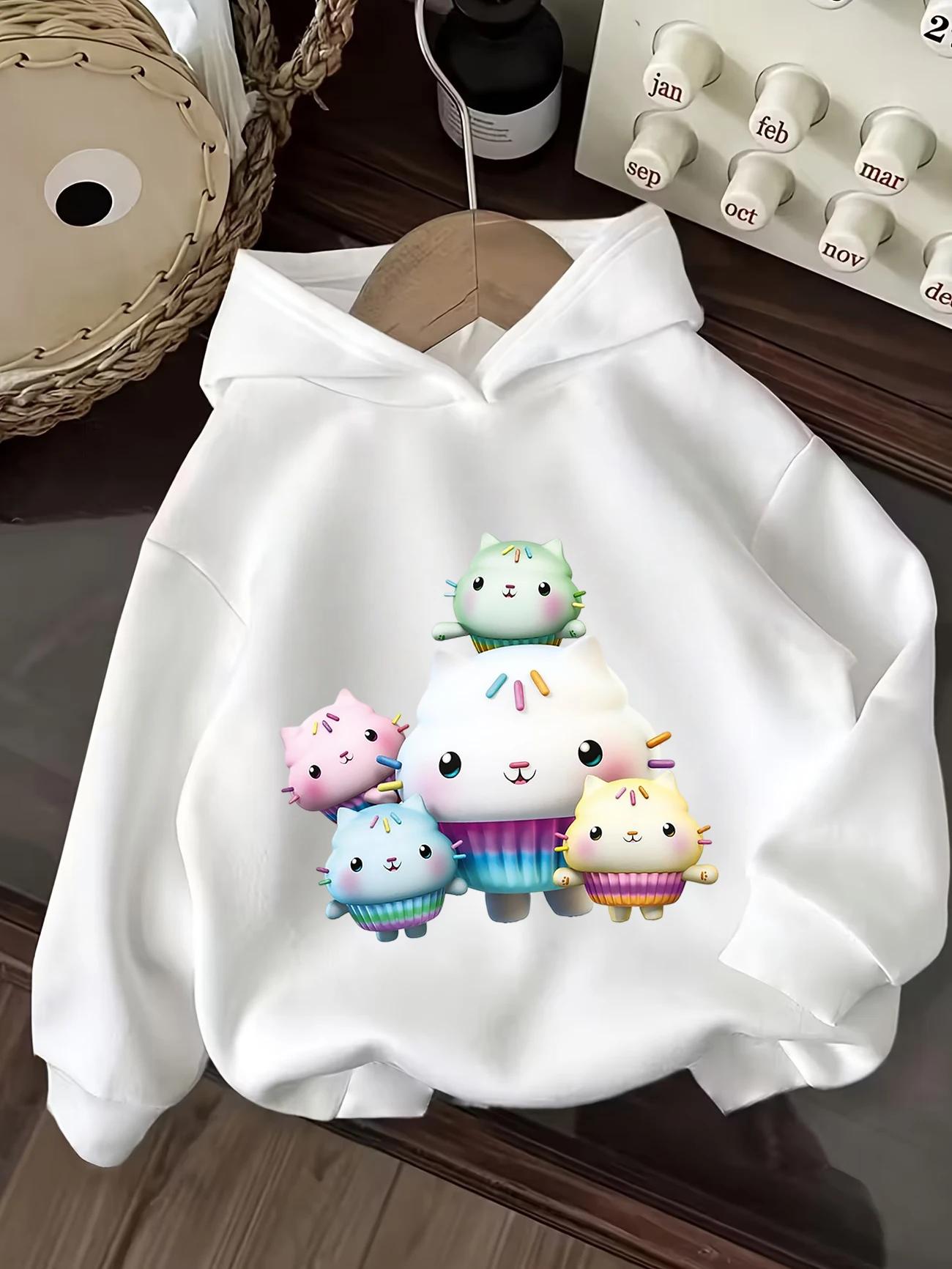 Playful Gabby s Dollhouse Pullover Hoodie Kids Summer Cute Crewneck Casual Age 3-14 100