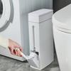 Bathroom Garbage Can Compact Small Trash Can Space Saving Design Trash Can Bathroom Accessories Narrow Garbage Can Lid