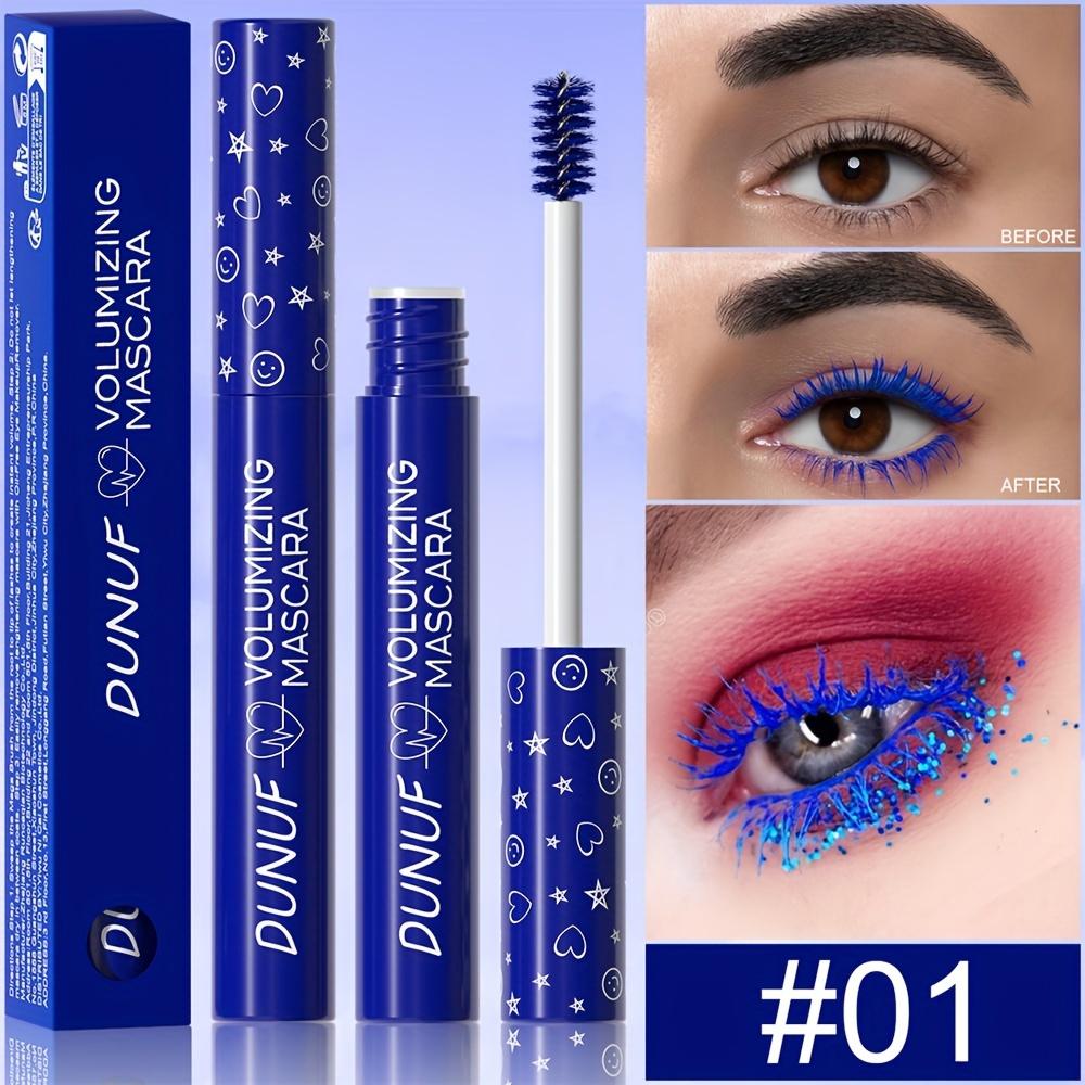 Dunuf Wasserdichte 8-Farben-Mascara - Natürlicher Schwung & Verlängerung, Sanft zu den Augen, Pflanzliches Squalan, Perfekt für alle Hauttypen