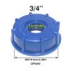 1 Pezzo Adattatore Resistente per Serbatoio IBC S60X6 Tappo a Filettatura Grossa Filettatura Femmina da 60 mm a Connettore Adattatore da 1/2", 3/4", 1"