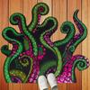 Octopus Themed Area Rug Durable Throw Carpet Absorbent Floor Mat Welcome Doormat Decor Bathroom Mat Home Deco