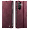 For Samsung Galaxy A17 Wallet Case Retro PU Leather RFID Blocking Card Holder Magnetic Flip Cover Kickstand Shockproof Case