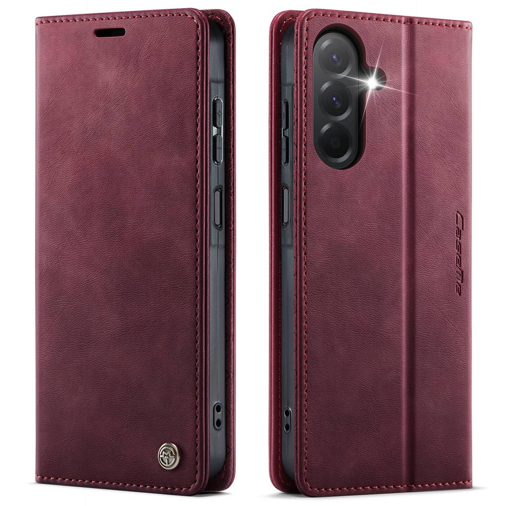 For Samsung Galaxy A17 Wallet Case Retro PU Leather RFID Blocking Card Holder Magnetic Flip Cover Kickstand Shockproof Case