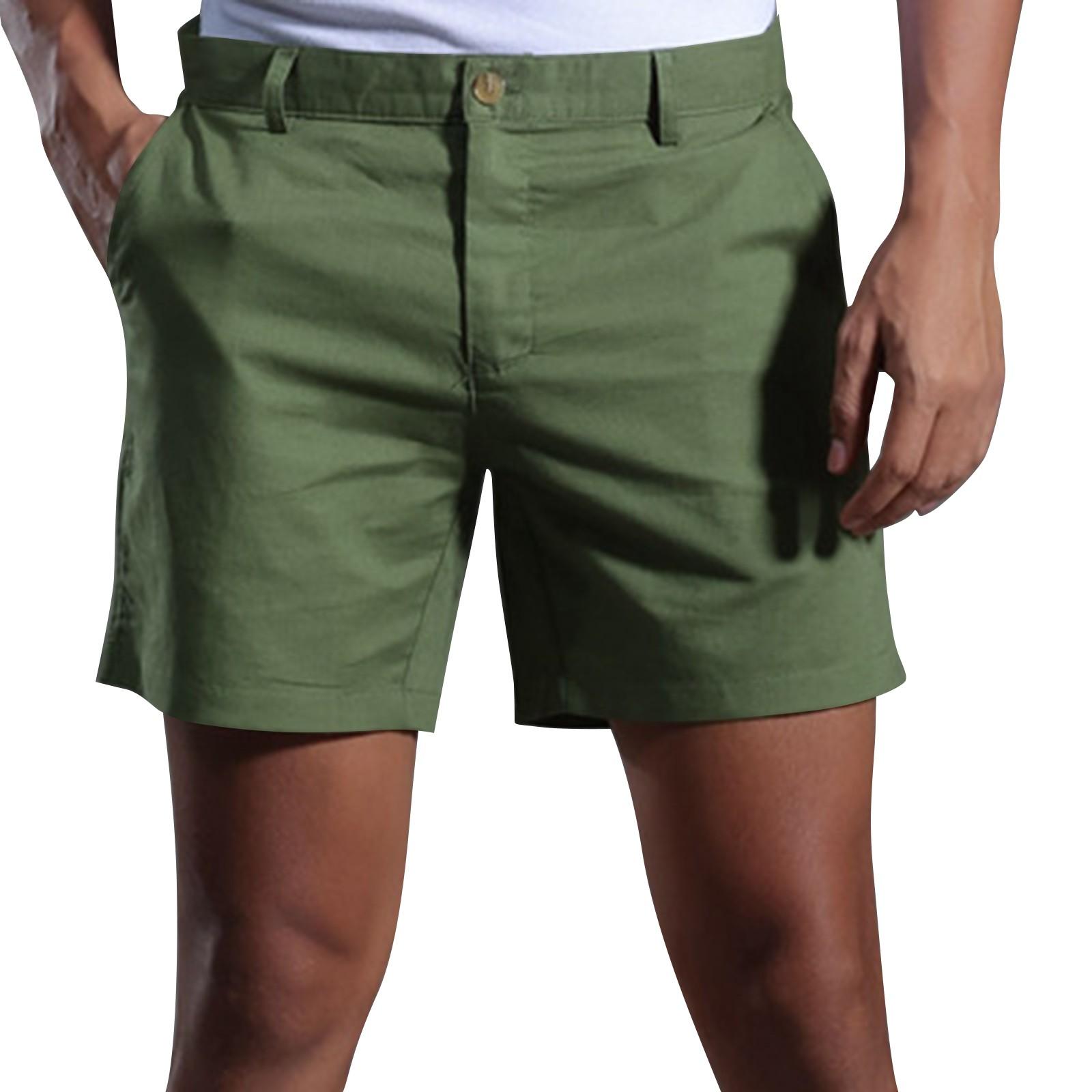 

Men s Classic Fit Casual Shorts Comfortable Stretch Fabric, Versatile Black, Perfect for Everyday Wear XXL зелёный