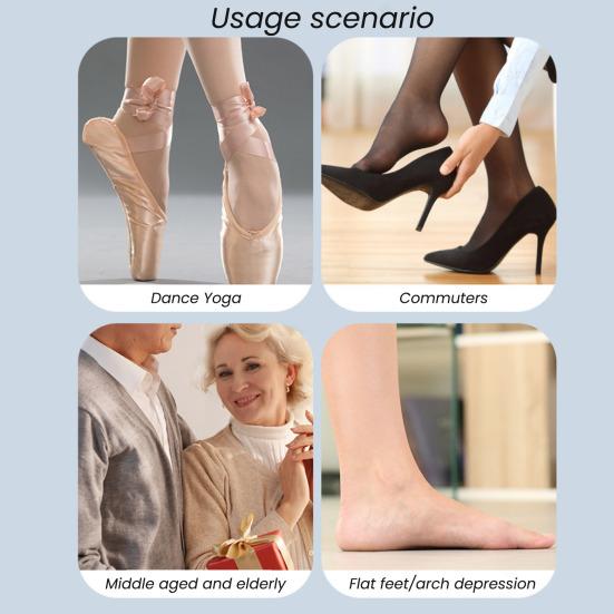 Yoga Arch Support Cushion Plantar Fasciitis Relief Non-Slip Ergonomic Men