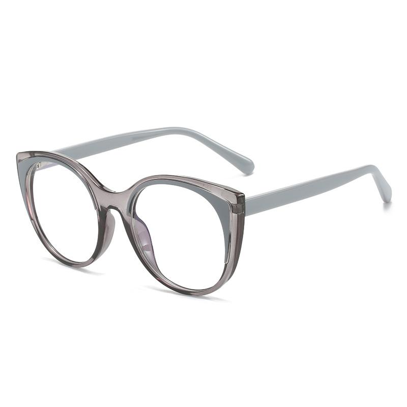 Glasses Frame Cat Eye Catwalk Optical With Myopia Plate Pin Tr90