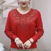 Spring Autumn V-neck Long Sleeve Sweater Women High Street Patchwork Pullovers Screw Thread Solid Color Y2K Tops
