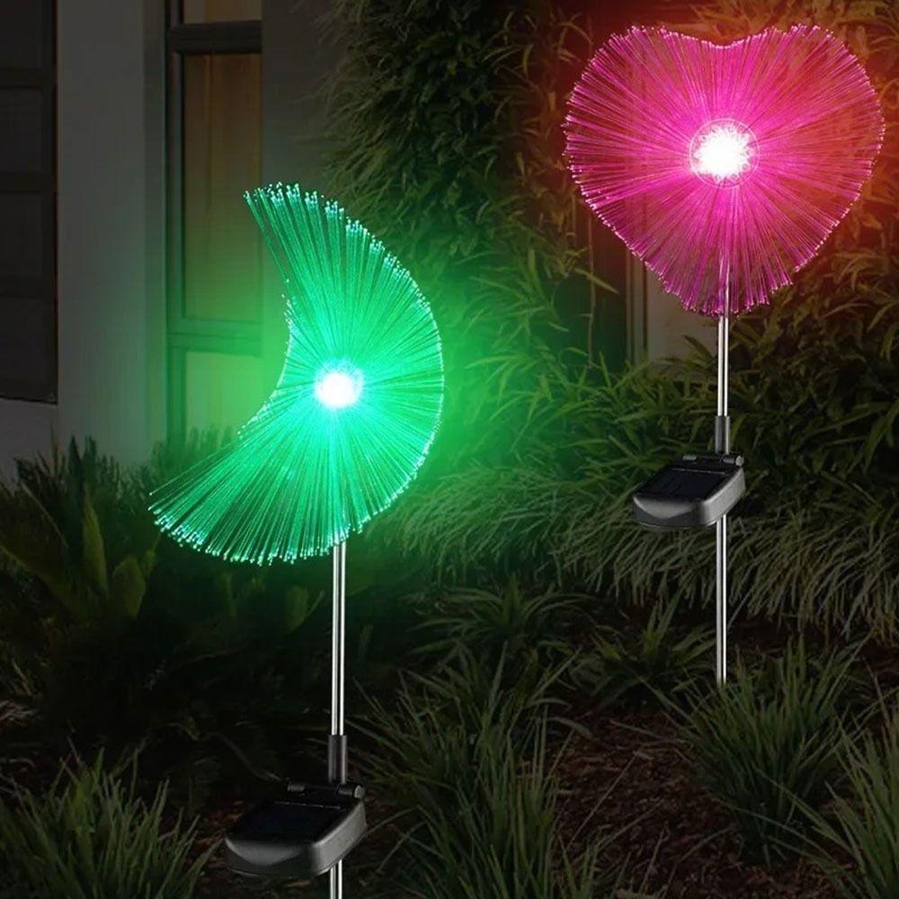 Waterproof Outdoor Solar Light Solar Powered Garden Solar Lights Fiber Optic LED Lamp  Community